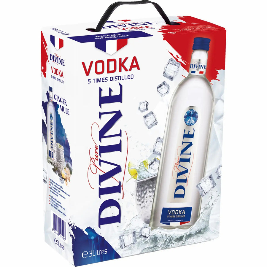 Boris Jelzin/Divine Wodka 3 liter Box