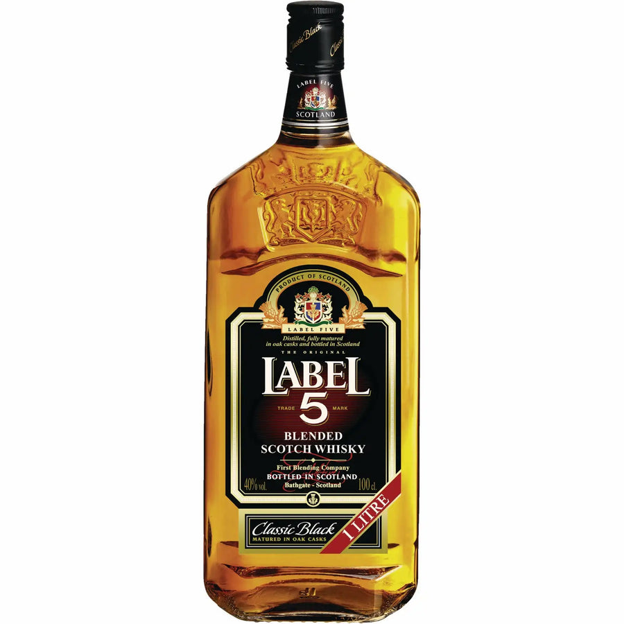 Label 5 Scotch Whisky Classic Black 1L