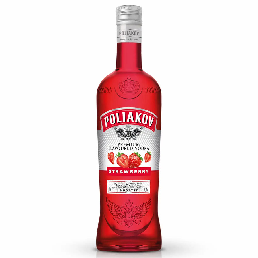 Poliakov Vodka Strawberry 37,5% 0,7