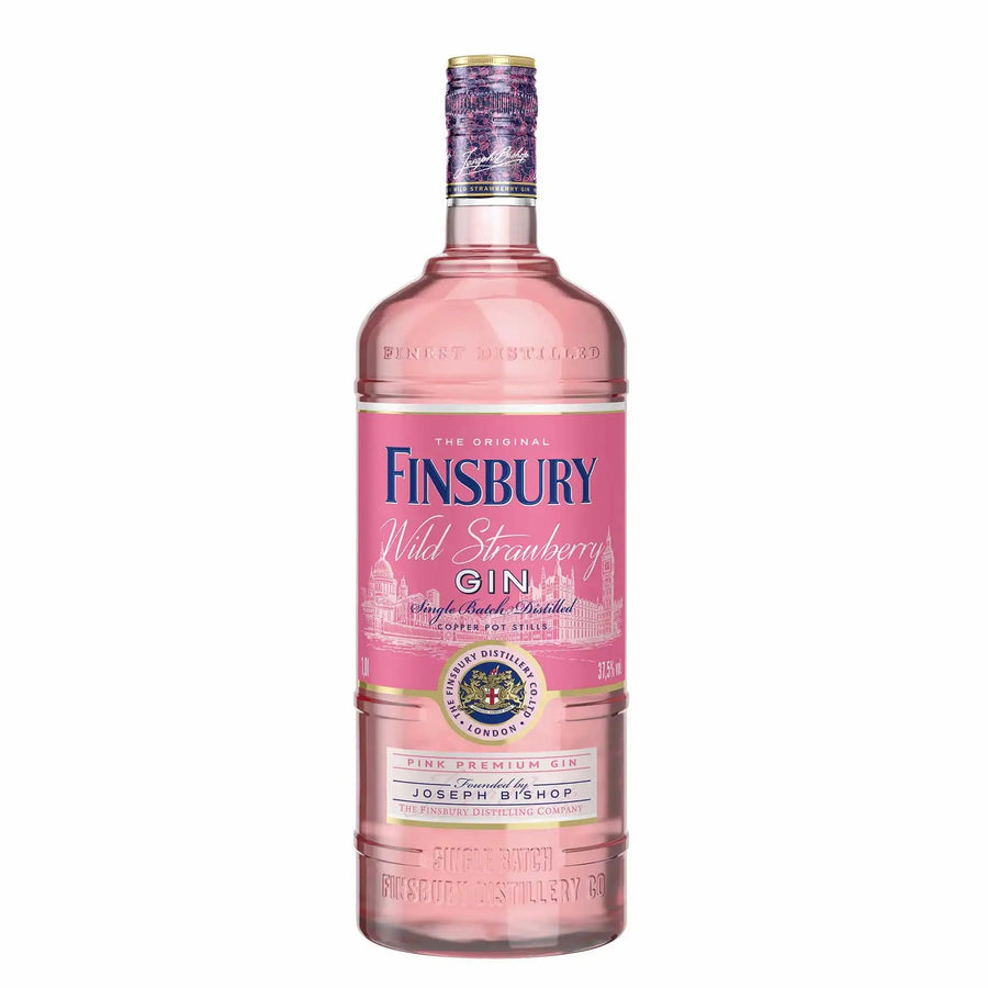 Finsbury Wild Strawberry Gin 37.5% 1L